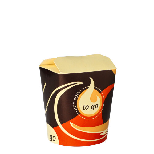 [10027] 10 x 50 Snackboxen "To Go" rund 550 ml 10 cm x 8,5 cm x 7,5 cm