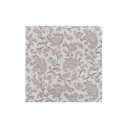 14 x 20 Servietten "ROYAL Collection" 1/4-Falz 25 cm x 25 cm grau "Ornaments"