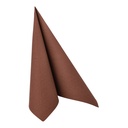 8 x 20 Servietten "ROYAL Collection" 1/4-Falz 40 cm x 40 cm braun