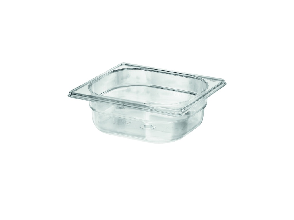 GN 1/6 Behälter aus Polycarbonat, 176 x 162 x 65 mm