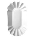4 x 250 Schalen, Pappe "pure" oval 10,5 cm x 20 cm x 3,5 cm weiss