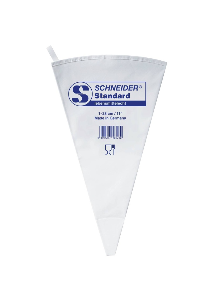 Spritzbeutel aus Polyurethan, 1–28 cm