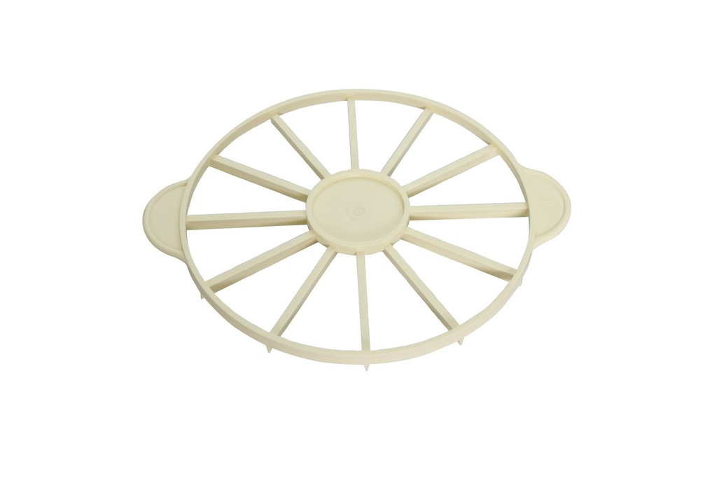 [220112] Tortenteiler aus PP, 12-teilig, elfenbein