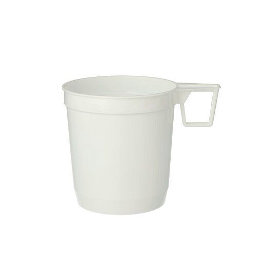 [12216] 25 x 40 Kaffeetassen, PS 0,25 l Ø 8 cm · 8,5 cm weiss