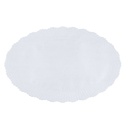 10 x 500 Plattenpapiere oval 23 cm x 35,5 cm weiss