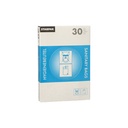 50 x 30 Hygienebeutel 28,5 cm x 8 cm x 7 cm weiss im Spenderkarton