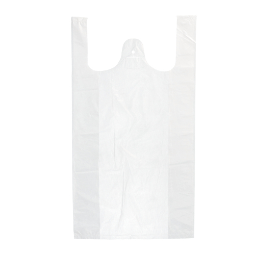 5 x 500 Hemdchen-Tragetaschen, HDPE 48 cm x 27 cm x 12 cm weiss