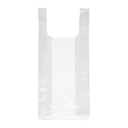 8 x 250 Hemdchen-Tragetaschen, HDPE 48 cm x 22 cm x 12 cm transparent Knotenbeutel