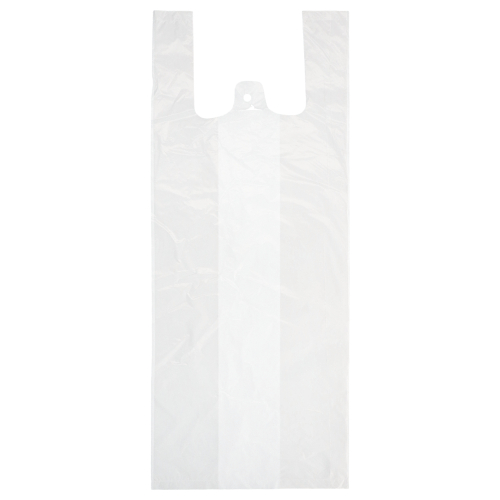 [12371] 10 x 200 Hemdchen-Tragetaschen, HDPE 55 cm x 22 cm x 15 cm weiss mittel