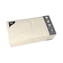 4 x 250 Servietten, 3-lagig 1/4-Falz 33 cm x 33 cm creme