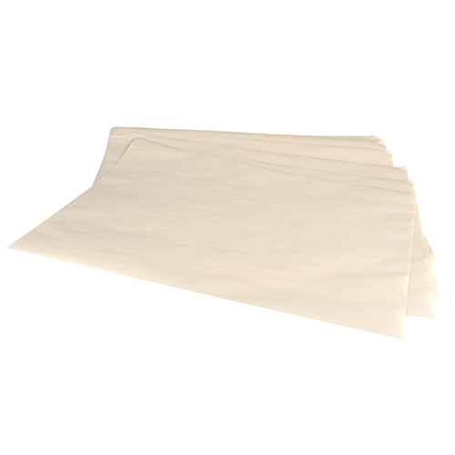 [12497] 4 x 500 Blatt Flaschenseiden, 1/4 Bogen 50 cm x 37,5 cm weiss