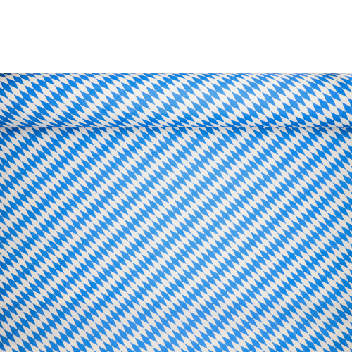 5 x Papiertischtuch mit Damastprägung 50 m x 1 m "Bayrisch Blau"