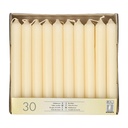 4 x 30 Tafelkerzen Ø 2,1 cm · 19,6 cm creme