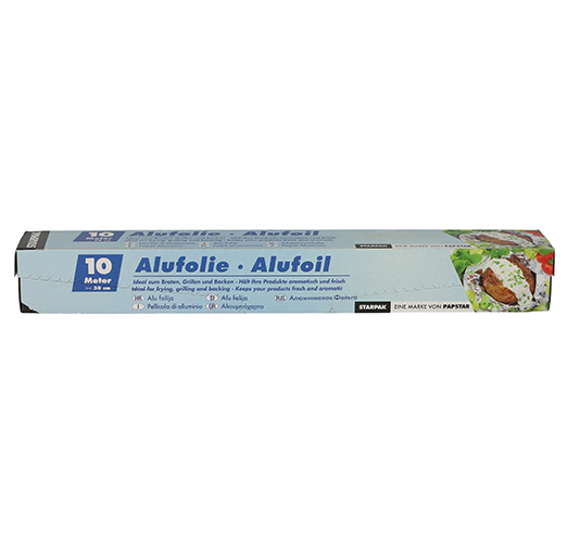 24 x Alufolie 10 m x 30 cm in Faltschachtel