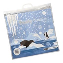 75 x Tiefkühltragetaschen, LDPE 18 l 52 cm x 52 cm "Frosty Times"