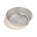 20 x 25 Schalen, Alu + Einlegedeckel, PP-beschichtet rund 0,77 l Ø 18,2 cm · 4 cm