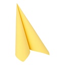 8 x 20 Servietten "ROYAL Collection" 1/4-Falz 40 cm x 40 cm gelb