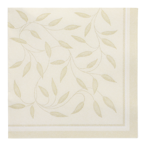 8 x 20 Servietten "ROYAL Collection" 1/4-Falz 40 cm x 40 cm champagner "New Mediterran"