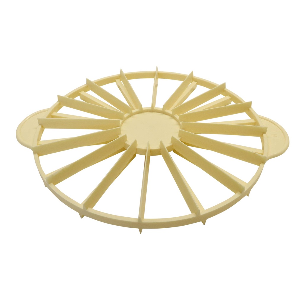 [220122] Tortenteiler aus PP, 14/16-teilig, elfenbein