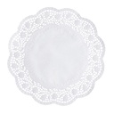 25 x 8 Tortenspitzen rund Ø 33 cm weiss