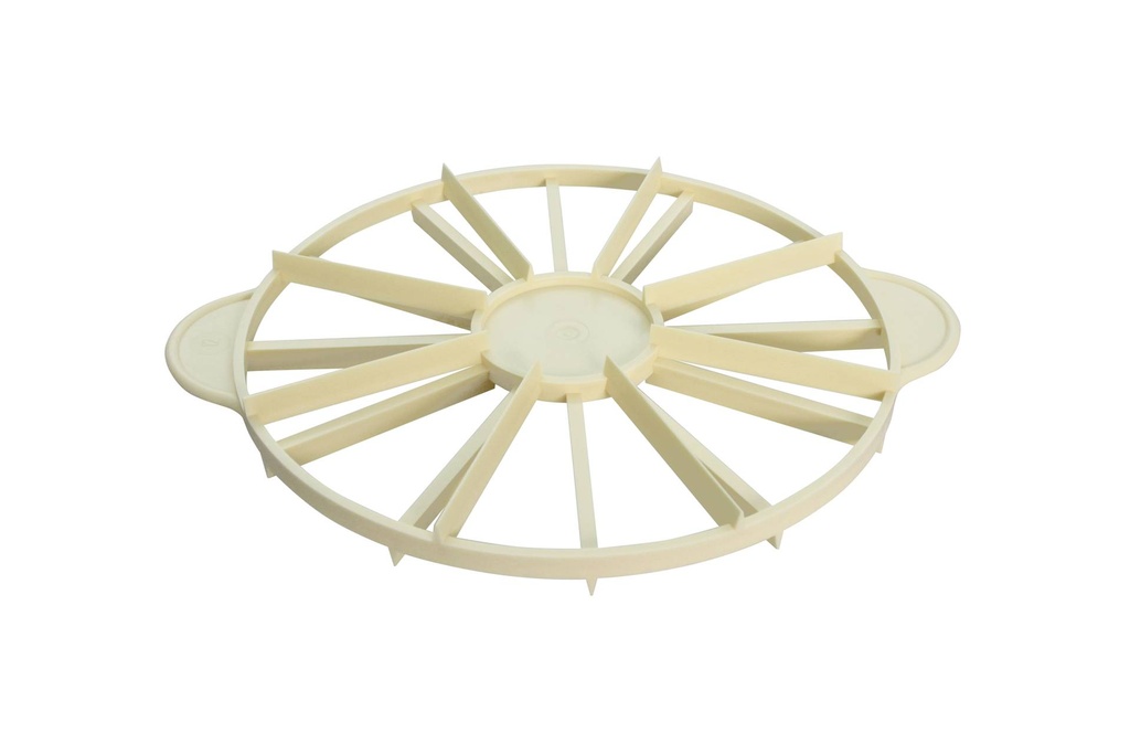 [220128] Tortenteiler aus PP, 8/12-teilig, elfenbein