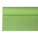 12 x Papiertischtuch mit Damastprägung 8 m x 1,2 m olive