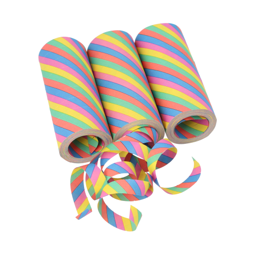 10 x 3 Riesenluftschlangen 15 m "Rainbow" flammhemmend