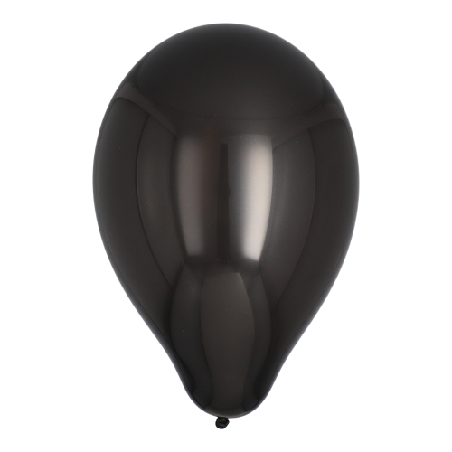 12 x 10 Luftballons Ø 25 cm schwarz
