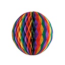 5 x Wabenball Ø 60 cm "Rainbow" schwer entflammbar