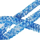 10 x 2 Girlanden, Papier Ø 8 cm · 2 m "Bayrisch Blau - Mini" schwer entflammbar