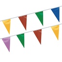 5 x Wimpelkette, Folie 20 m farbig wetterfest