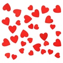 20 x Deko-Streuschmuck, Holz "Herzen" 15 gr.