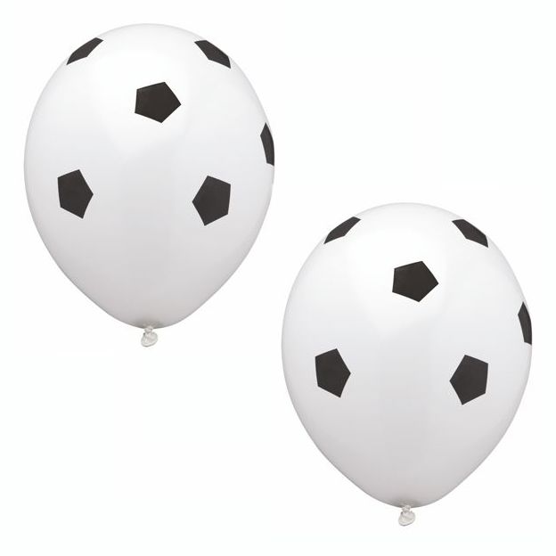 12 x 8 Luftballons Ø 29 cm "Soccer"