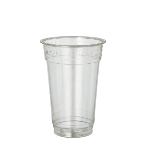 25 x 50 Trinkbecher "Hurricane", PET 0,25 l Ø 7,8 cm · 11,5 cm glasklar