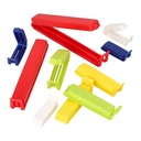 15 x 10 Verschluss-Clipse, PP farbig sortiert