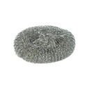 5 x 10 Topfreiniger, Draht rund Ø 12 cm · 3 cm silber , kratzend