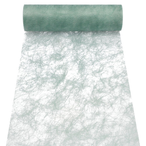 8 x Dekoband "Sizoflor" 25 m x 30 cm jadegrün