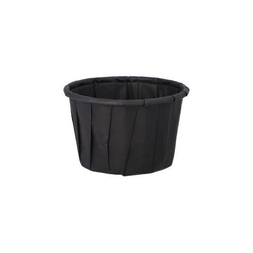 [37073] 20 x 250 Dressingbecher, Papier 35 ml Ø 5 cm · 3,1 cm schwarz