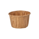 20 x 250 Dressingbecher, Papier "pure" 50 ml Ø 5,8 cm · 3,5 cm braun