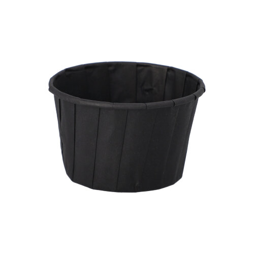 20 x 100 Dressingbecher, Papier 90 ml Ø 6,6 cm · 4,2 cm schwarz