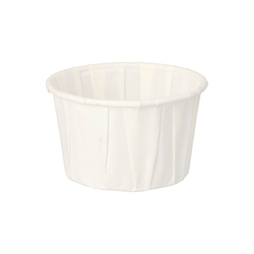 20 x 100 Dressingbecher, Papier "pure" 110 ml Ø 7 cm · 4,2 cm weiss