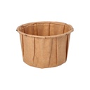 20 x 100 Dressingbecher, Papier "pure" 110 ml Ø 7 cm · 4,2 cm braun