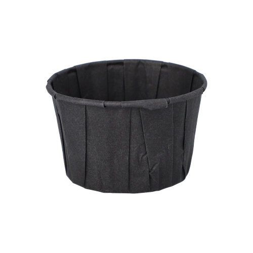 [37080] 20 x 100 Dressingbecher, Papier 110 ml Ø 7 cm · 4,2 cm schwarz
