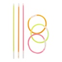 4 x 100 Knicklichter Ø 0,5 cm · 20 cm farbig sortiert