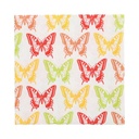 10 x 20 Servietten, 3-lagig 1/4-Falz 33 cm x 33 cm "Butterflies"