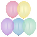 12 x 8 Luftballons Ø 29 cm farbig sortiert "Crystal"