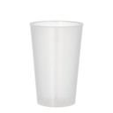 15 x 15 Mehrweg-Trinkbecher PP 0,3 l Ø 8 cm · 11,7 cm transluzent extra stabil