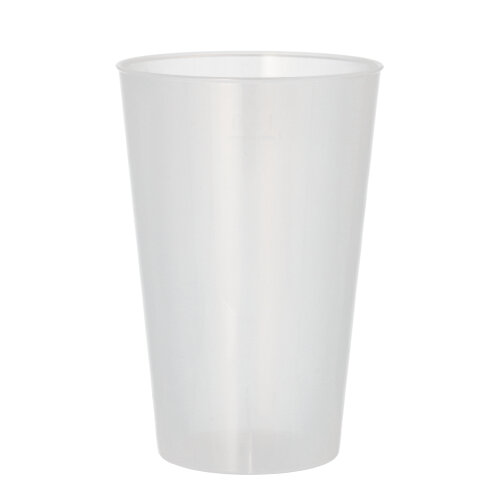 12 x 10 Mehrweg-Trinkbecher PP 0,4 l Ø 8,6 cm · 12,9 cm transluzent extra stabil