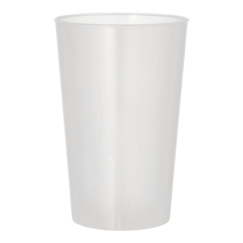 12 x 12 Mehrweg-Trinkbecher PP 0,5 l Ø 9,2 cm · 13,9 cm transluzent extra stabil