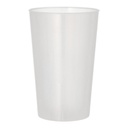 12 x 12 Mehrweg-Trinkbecher PP 0,5 l Ø 9,2 cm · 13,9 cm transluzent extra stabil